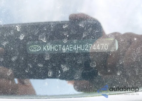 2017 Hyundai Accent Se from USA, damaged, VIN KMHCT4AE4HU274470